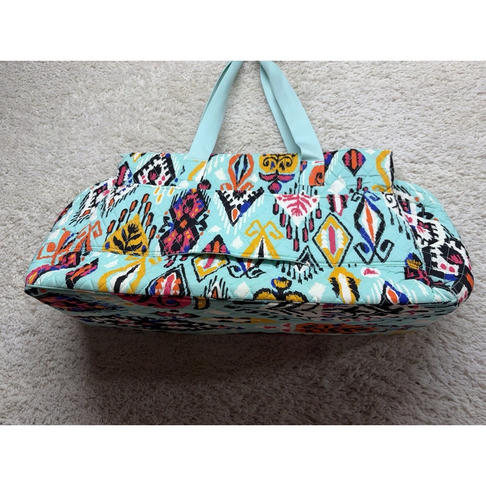 Vera Bradley Grand Traveler Pueblo Duffle Bag Carry On Weekender EUC